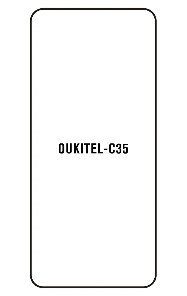 Oukitel C35 Přední Hydrogel ochranná fólie