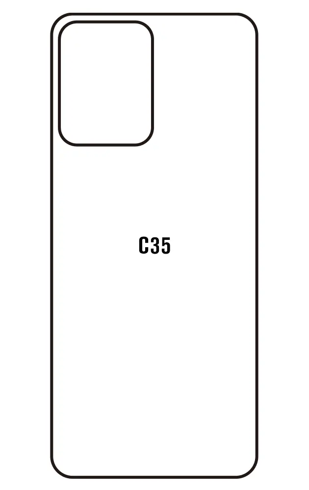 Oukitel C35 Zadní Hydrogel ochranná fólie