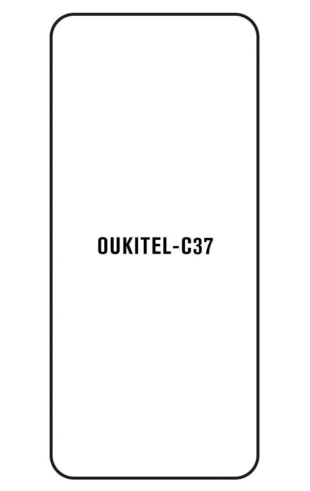 Oukitel C37 Přední Hydrogel ochranná fólie