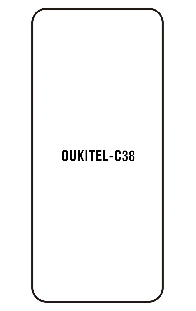 Oukitel C38 Přední Hydrogel ochranná fólie