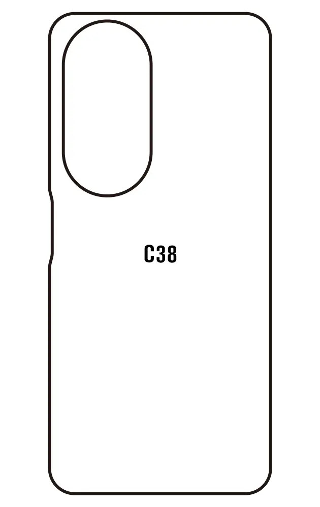 Oukitel C38 Zadní Hydrogel ochranná fólie