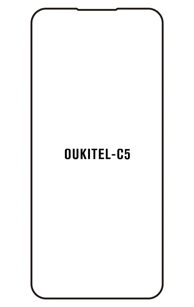 Oukitel C5 Přední Hydrogel ochranná fólie