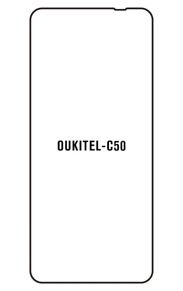 Oukitel C50 Přední Hydrogel ochranná fólie