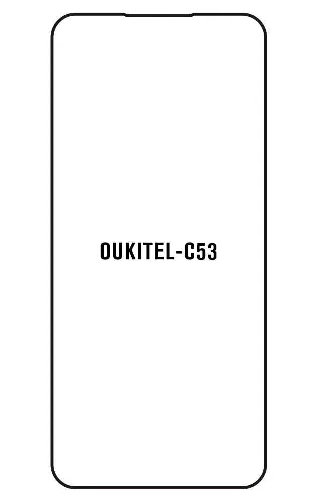 Oukitel C53 Přední Hydrogel ochranná fólie