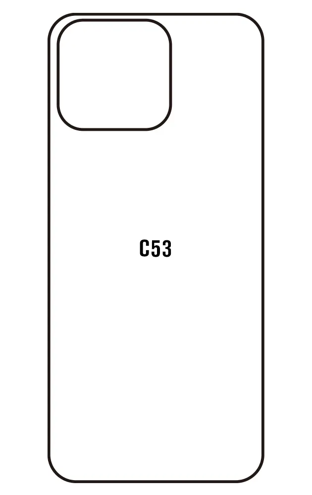 Oukitel C53 Zadní Hydrogel ochranná fólie