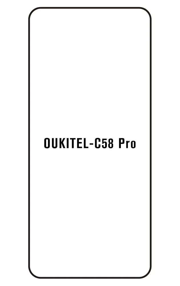 Oukitel C58 Pro Přední Hydrogel ochranná fólie