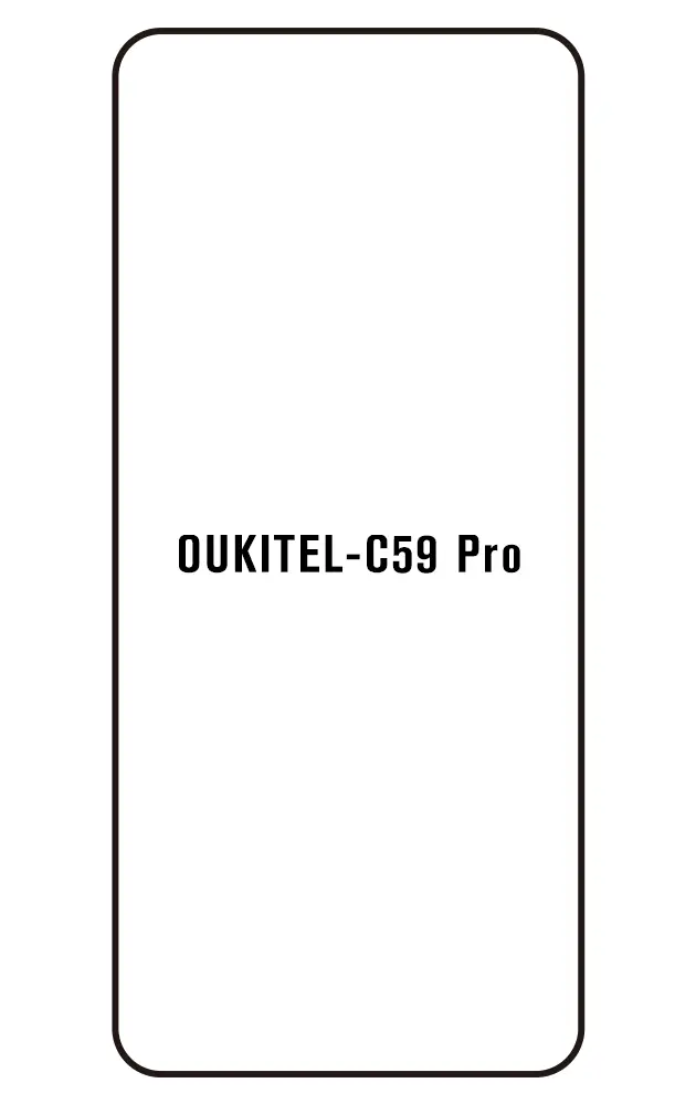 Oukitel C59 Pro Přední Hydrogel ochranná fólie
