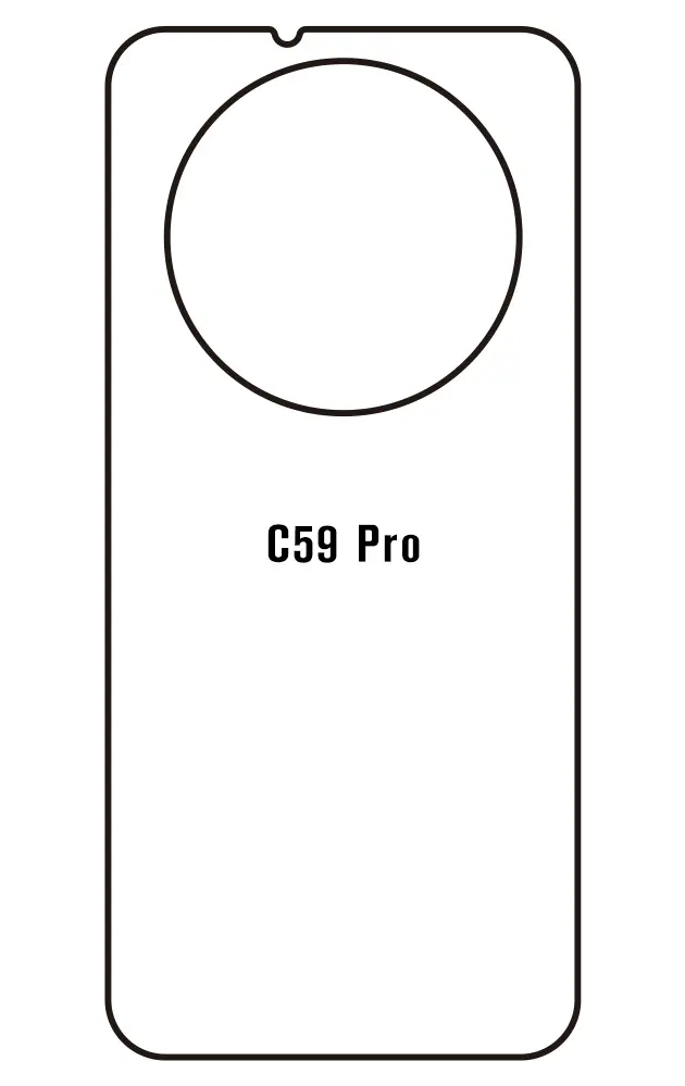Oukitel C59 Pro Zadní Hydrogel ochranná fólie