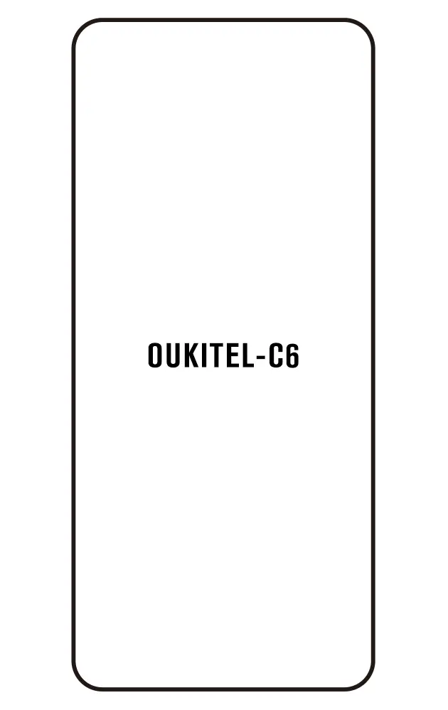 Oukitel C6 Přední Hydrogel ochranná fólie