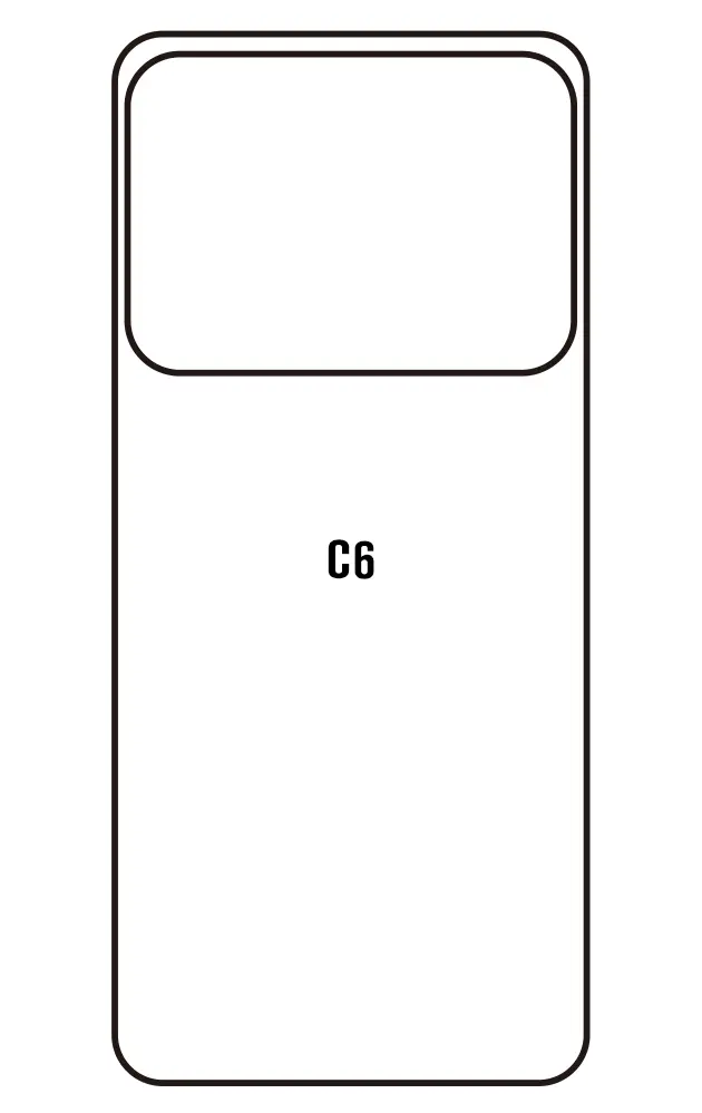 Oukitel C6 Zadní Hydrogel ochranná fólie