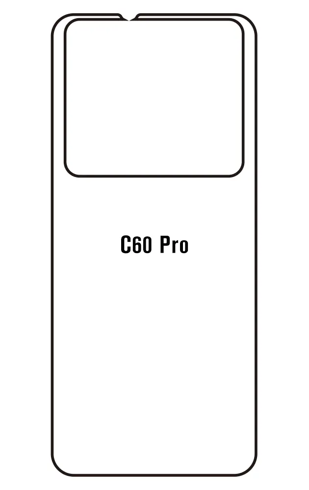 Oukitel C60 Pro Zadní Hydrogel ochranná fólie