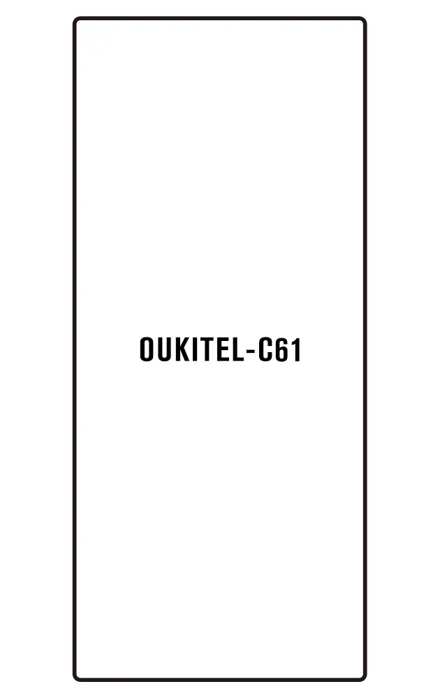 Oukitel C61 Přední Hydrogel ochranná fólie