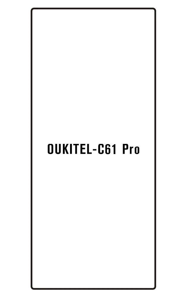 Oukitel C61 Pro Přední Hydrogel ochranná fólie