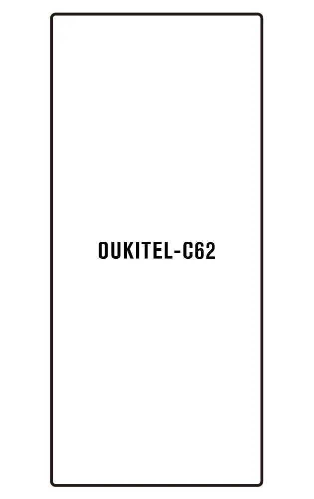 Oukitel C62 Přední Hydrogel ochranná fólie
