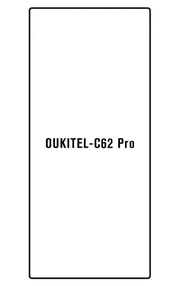Oukitel C62 Pro Přední Hydrogel ochranná fólie