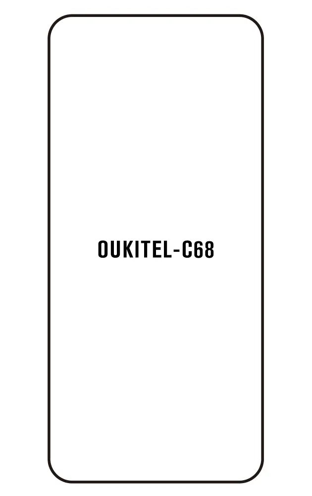 Oukitel C68 Přední Hydrogel ochranná fólie