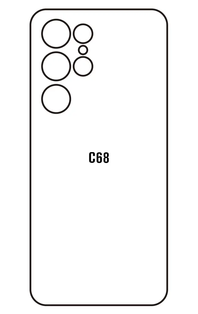 Oukitel C68 Zadní Hydrogel ochranná fólie