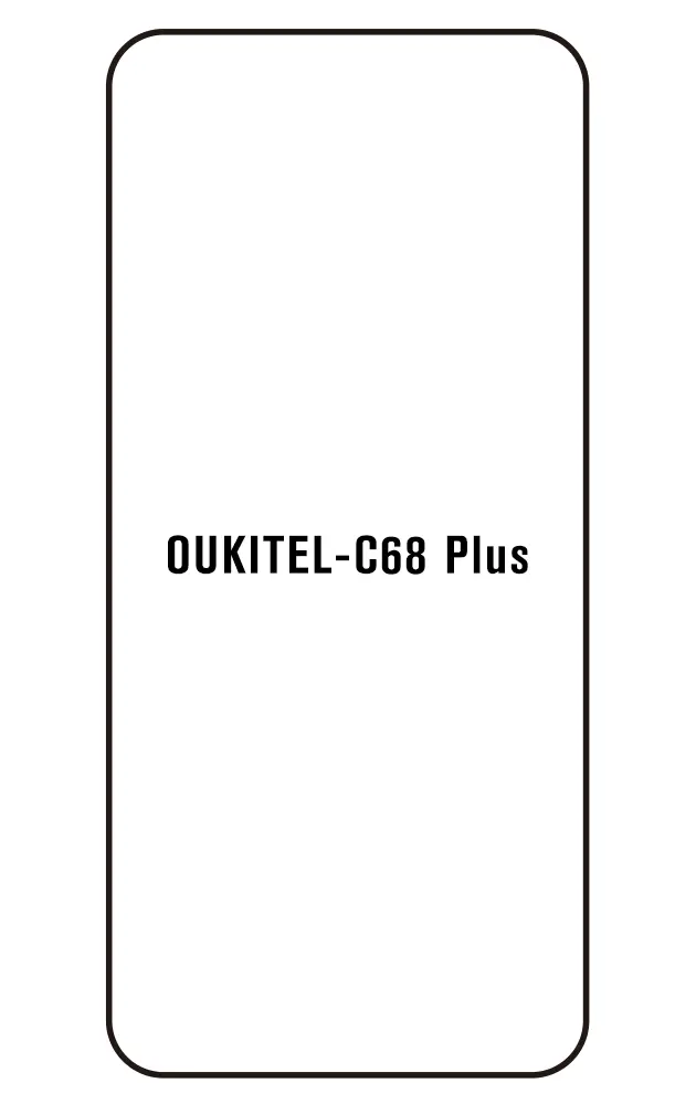 Oukitel C68 Plus Přední Hydrogel ochranná fólie