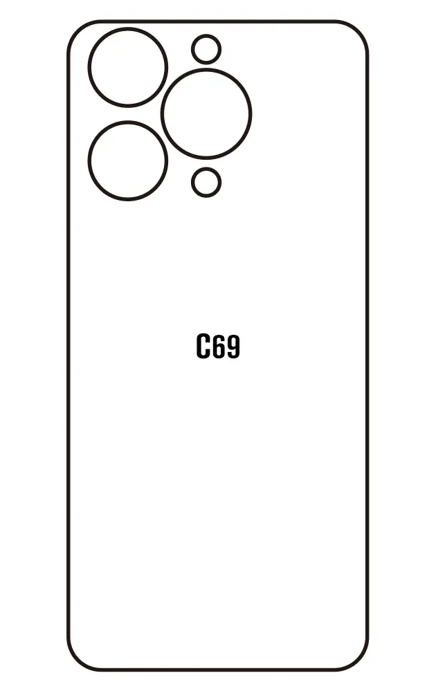 Oukitel C69 Zadní Hydrogel ochranná fólie