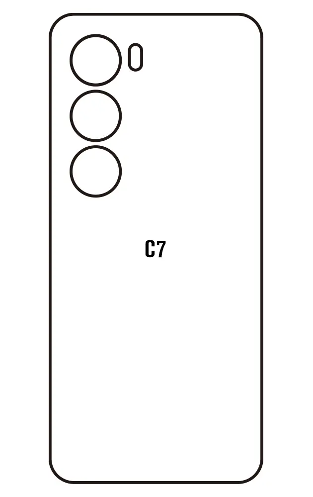 Oukitel C7 Zadní Hydrogel ochranná fólie