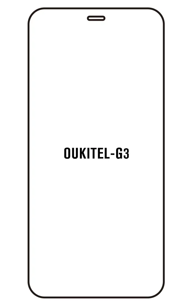 Oukitel G3 Přední Hydrogel ochranná fólie
