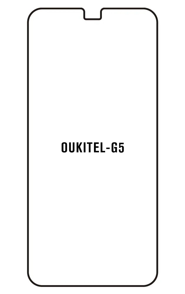 Oukitel G5 Přední Hydrogel ochranná fólie