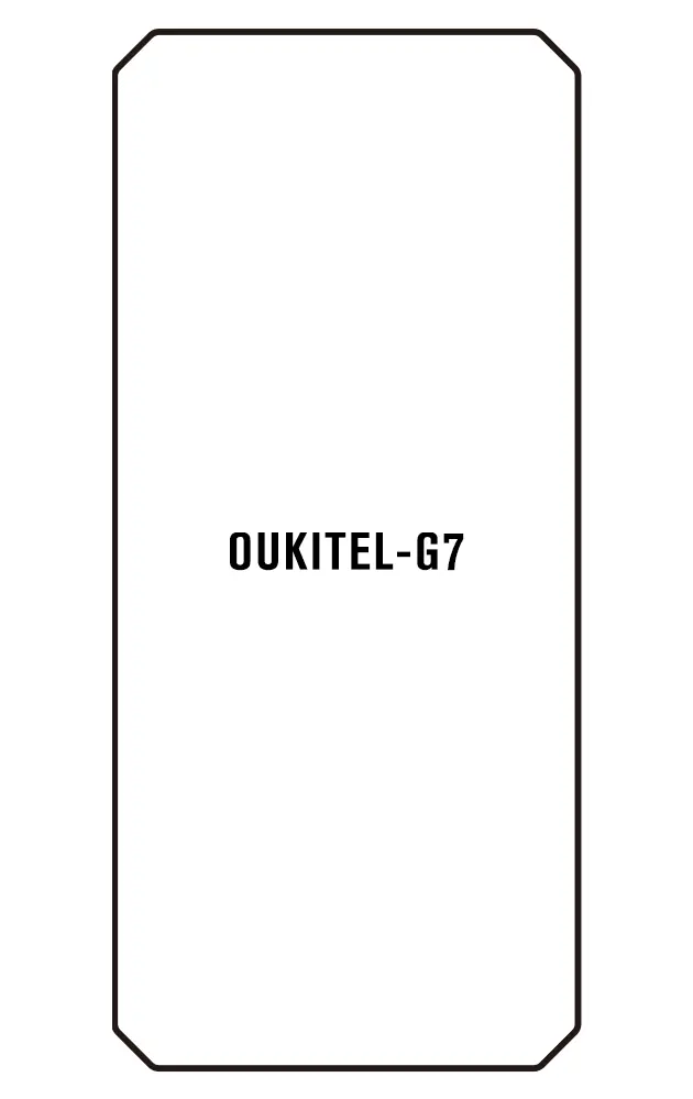 Oukitel G7 Přední Hydrogel ochranná fólie