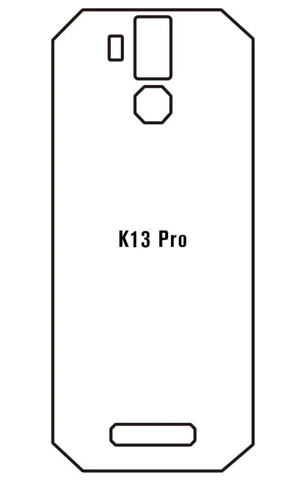 Oukitel K13 Pro Zadní Hydrogel ochranná fólie
