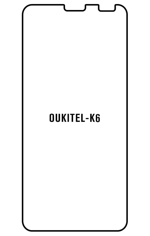 Oukitel K6 Přední Hydrogel ochranná fólie