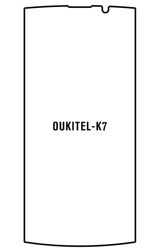 Oukitel K7 Přední Hydrogel ochranná fólie