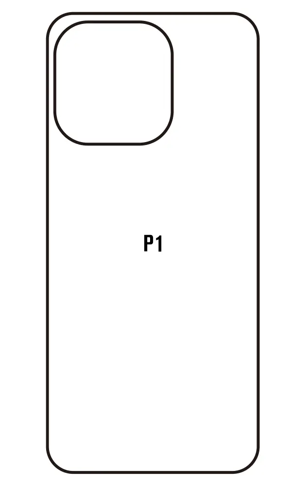 Oukitel P1 Zadní Hydrogel ochranná fólie