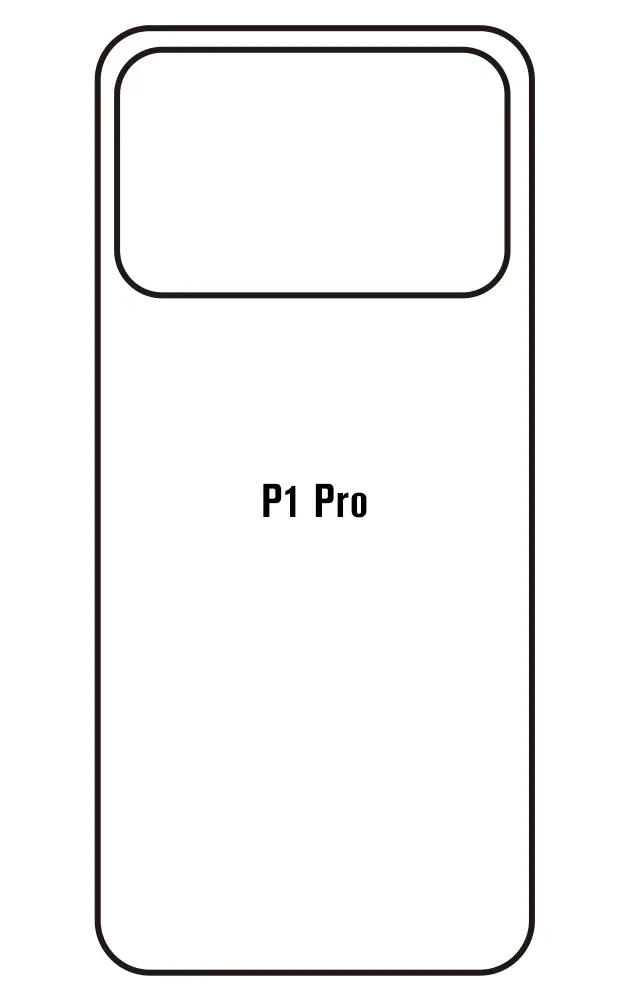 Oukitel P1 Pro Zadní Hydrogel ochranná fólie