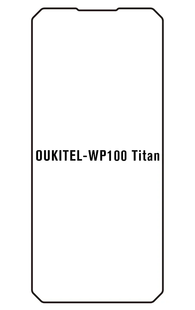 Oukitel WP100 Titan Přední Hydrogel ochranná fólie