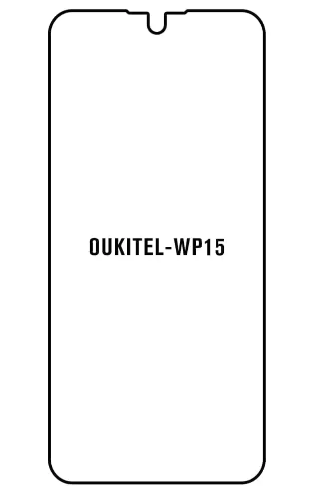 Oukitel WP15 Přední Hydrogel ochranná fólie