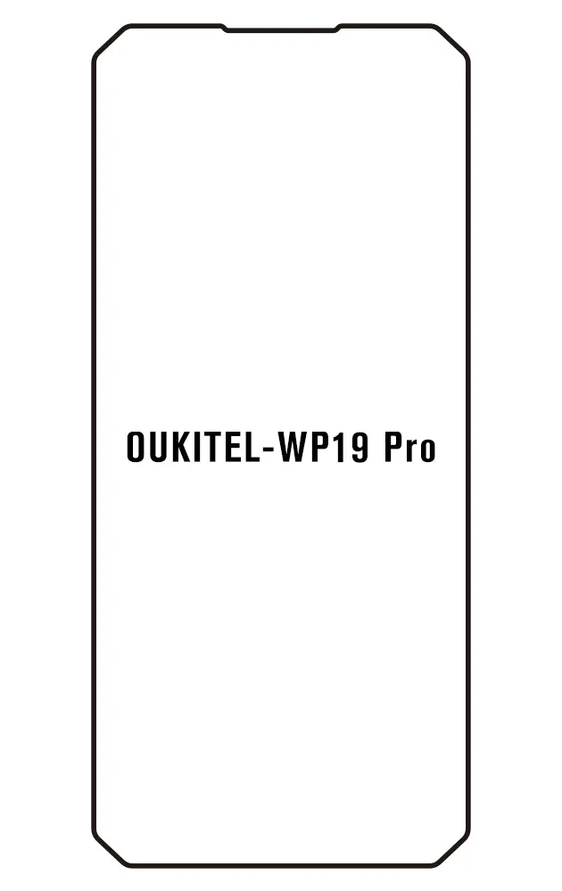 Oukitel WP19 Pro Přední Hydrogel ochranná fólie