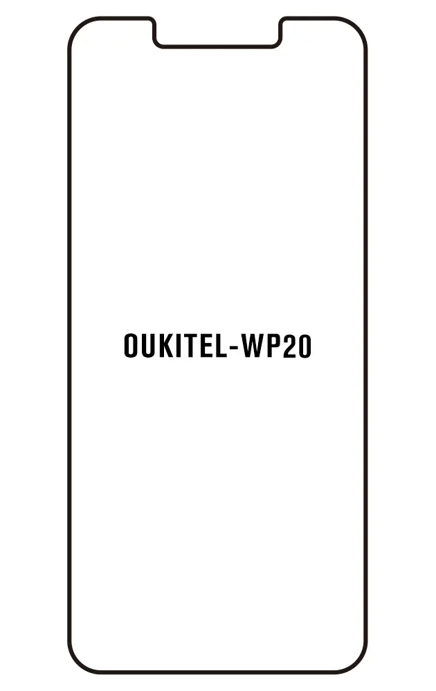 Oukitel WP20 Přední Hydrogel ochranná fólie