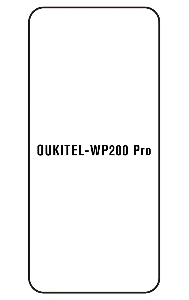 Oukitel WP200 Pro Přední Hydrogel ochranná fólie