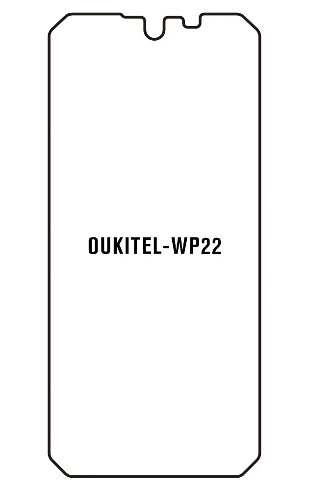 Oukitel WP22 Přední Hydrogel ochranná fólie
