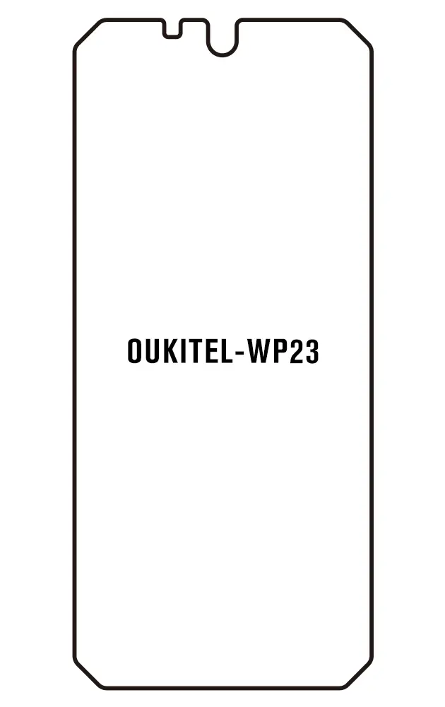 Oukitel WP23 Přední Hydrogel ochranná fólie