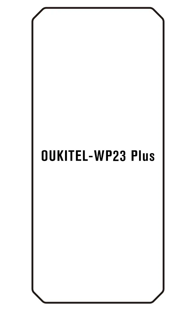 Oukitel WP23 Plus Přední Hydrogel ochranná fólie