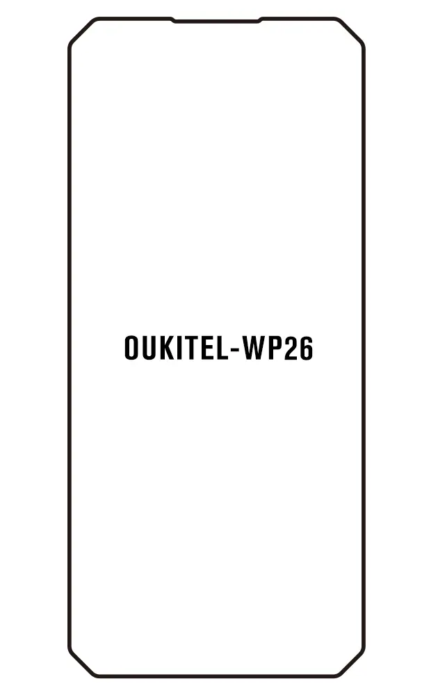 Oukitel WP26 Přední Hydrogel ochranná fólie