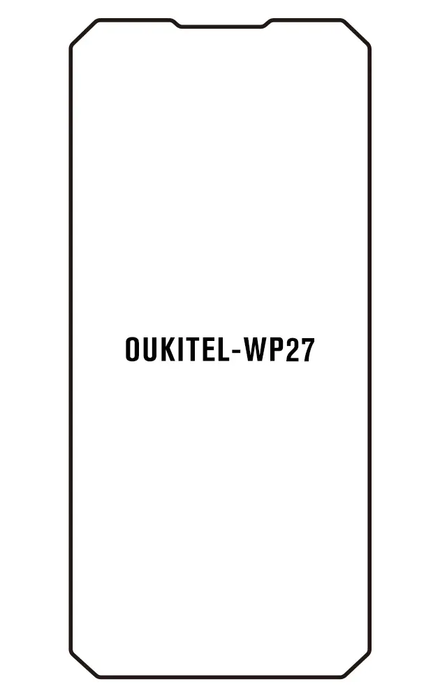 Oukitel WP27 Přední Hydrogel ochranná fólie