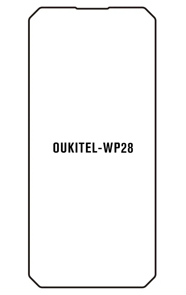 Oukitel WP28 Přední Hydrogel ochranná fólie