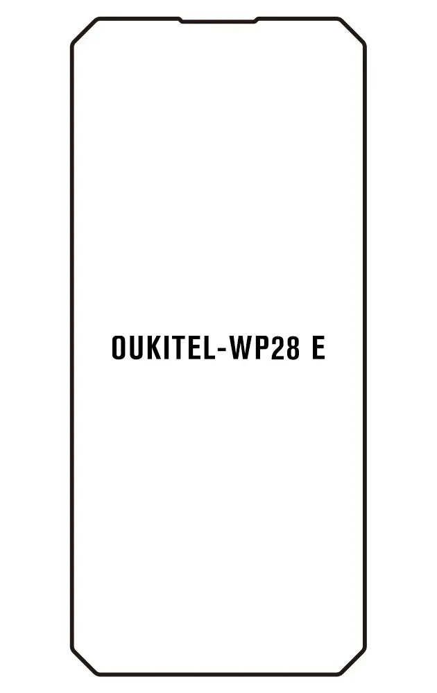 Oukitel WP28E Přední Hydrogel ochranná fólie