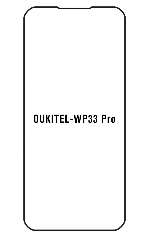 Oukitel WP33 Pro Přední Hydrogel ochranná fólie
