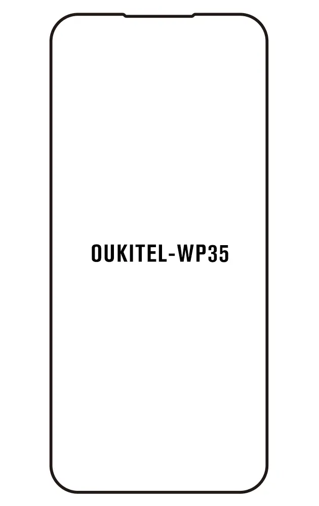 Oukitel WP35 Přední Hydrogel ochranná fólie