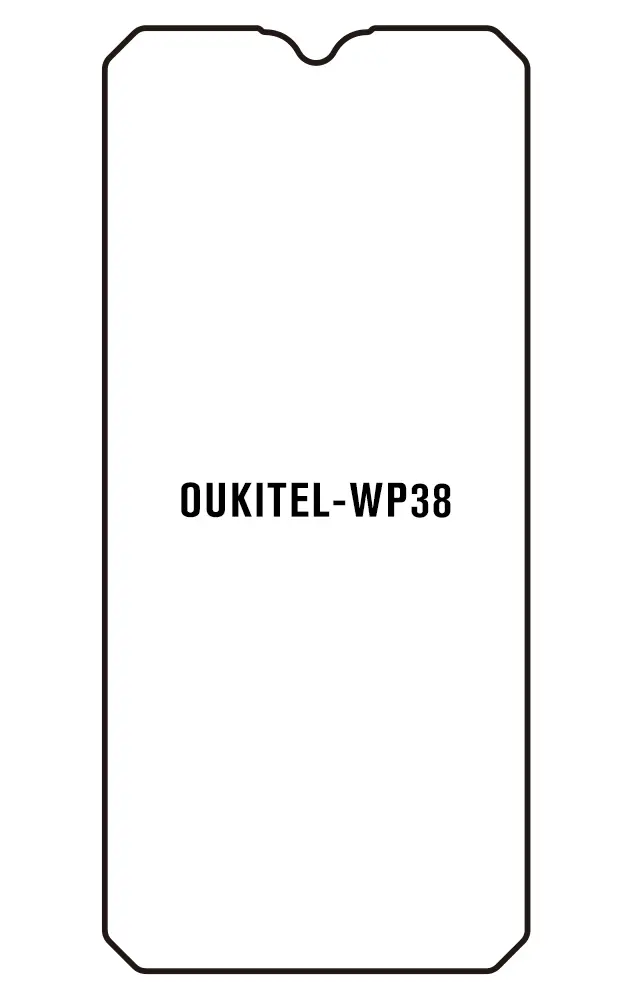 Oukitel WP38 Přední Hydrogel ochranná fólie