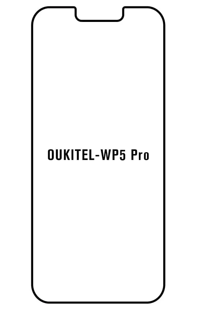 Oukitel WP5 Pro Přední Hydrogel ochranná fólie