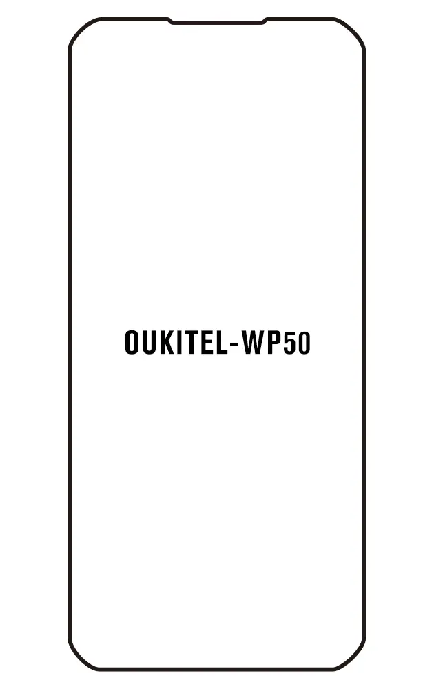 Oukitel WP50 Přední Hydrogel ochranná fólie