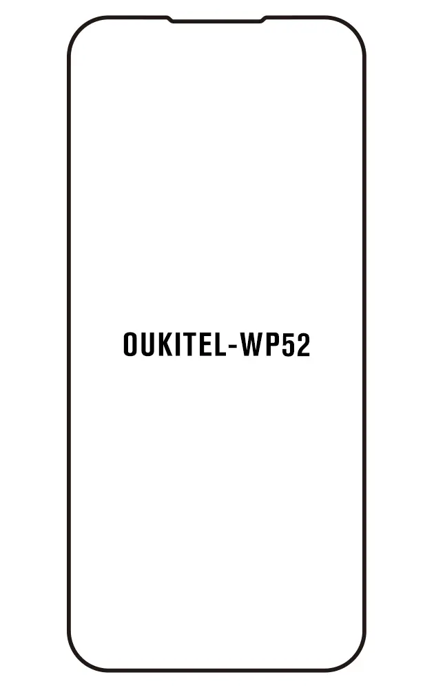 Oukitel WP52 Přední Hydrogel ochranná fólie